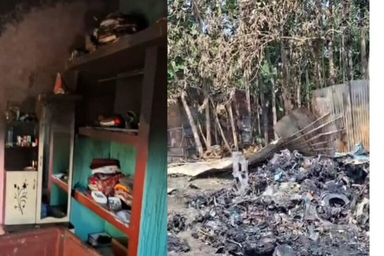 सीवान में भीषण अग्नि कांड, कबाड़ दुकान से उठीं लपटें, मकान समेत लाखों का सामान  जलकर राख