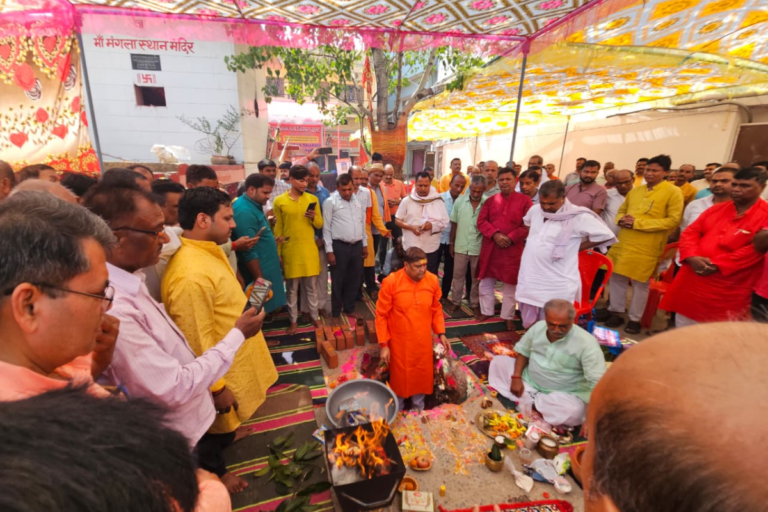बिहारशरीफ के मंगलास्थान मंदिर का बदलेगा स्वरूप! बहुमंजिला निर्माण का शिलान्यास; अन्य मंदिरों का भी होगा कायाकल्प