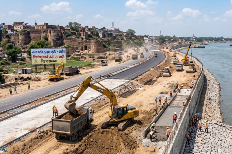 मुंगेर से सबौर तक ‘मरीन ड्राइव’ निर्माण की तैयारी तेज: पर्यावरण मंजूरी के लिए एजेंसी चयन शुरू