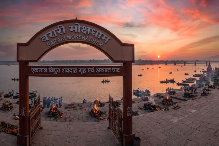 बरारी मोक्षधाम की फाइलें डंप: 10 करोड़ का पूरा फंड मिलने के 6 महीने बाद भी निर्माण अधूरा