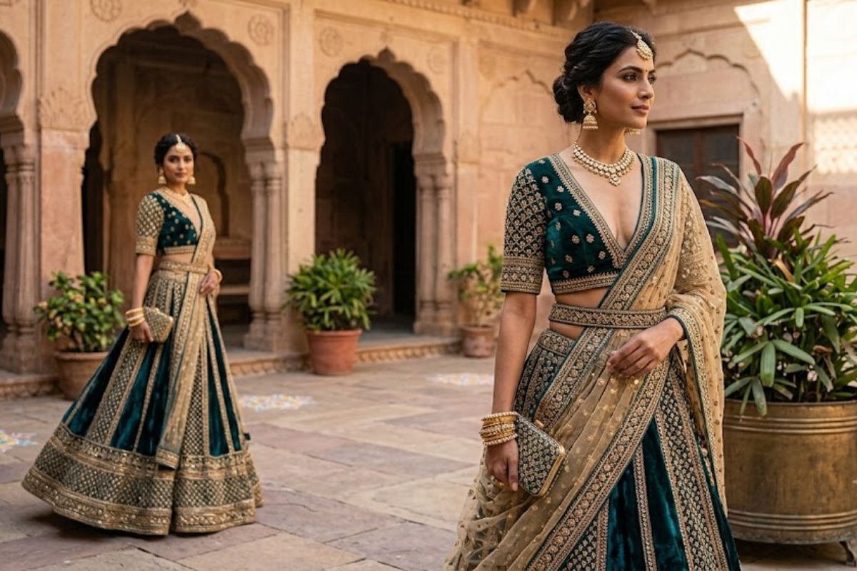 ये हैं 10 नए ब्लाउज डिजाइन्स, जो बदल देंगे आपकी साड़ी का पूरा लुक 11 V Neck Blouse Design