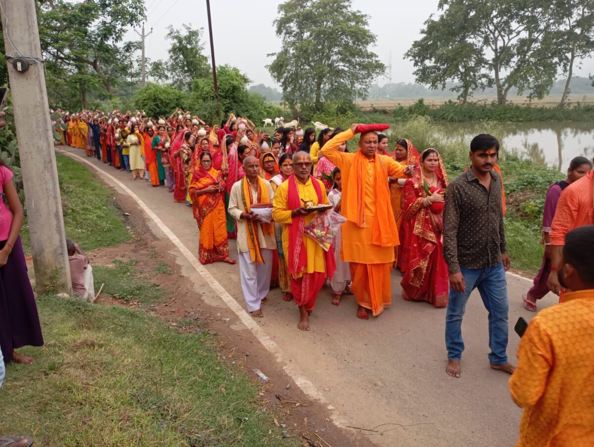 भक्ति के रंग में रंगा प्रसन्नडो गांव, श्रीमद्भागवत कथा के लिए निकली दिव्य कलश यात्रा 1 Whatsapp Image 2026 06 20 At 1.19.53 Pm