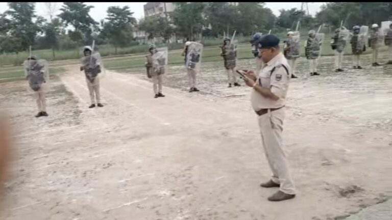 मुहर्रम को लेकर पुलिस की दंगा नियंत्रण ड्रिल, विधि-व्यवस्था बनाए रखने की तैयारी