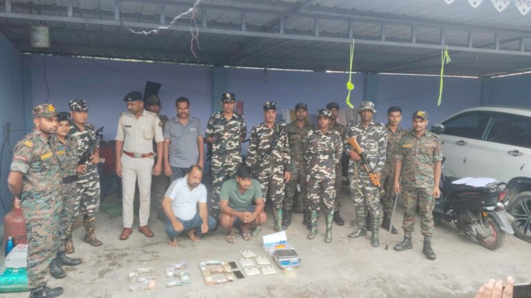 भारत-नेपाल सीमा पर 550 ग्राम ब्राउन शुगर के साथ बाप-बेटा गिरफ्तार