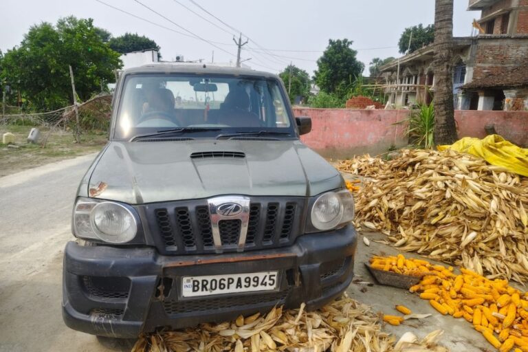 वैशाली से चोरी की स्कॉर्पियो से कर रहे थे शराब तस्करी, मधुबनी पुलिस ने बरामद किया