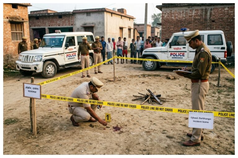 Darbhanga Crime: मारपीट में युवक की हत्या, गोली लगने से पटना में तैनात दारोगा गंभीर रूप से घायल