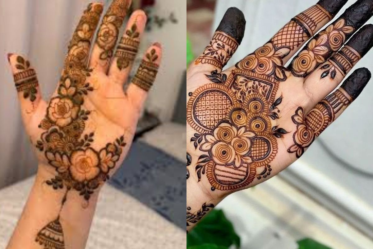 फ्रंट हैंड के लिए बेस्ट हैं ये सिंपल मेहंदी डिजाइन्स, मिनटों में मिलेगा खूबसूरत लुक 1 Front Mehndi