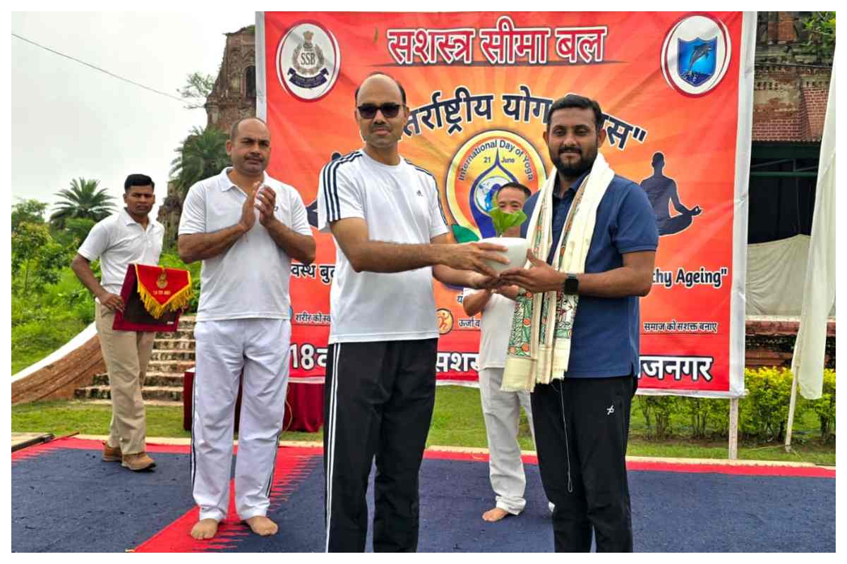 Madhubani Yoga Day Rajnagar Ssb Camp Yoga Program Sujeet Paswan 1