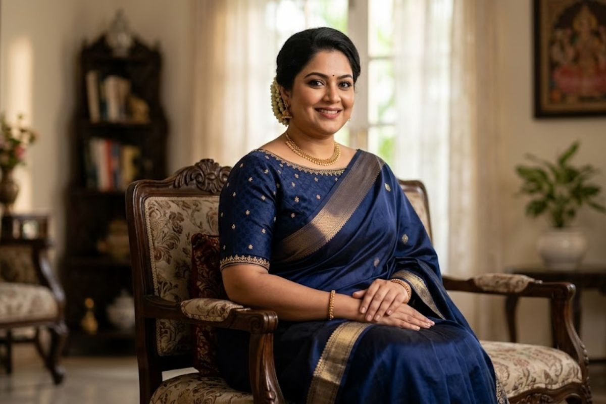 साड़ी में दिखना है स्लिम और स्टाइलिश? ट्राई करें ये 5 ब्लाउज डिजाइन्स 4 Neck Blouse