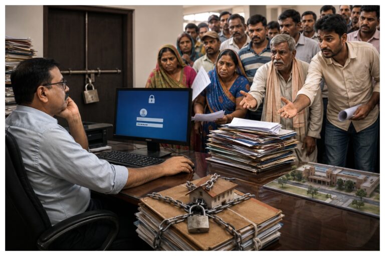 साहब के ‘लॉगिन’ में कैद जनता की उम्मीदें,मुजफ्फरपुर नगर निगम में नक्शा और दाखिल-खारिज ठप, भटक रहे शहरवासी