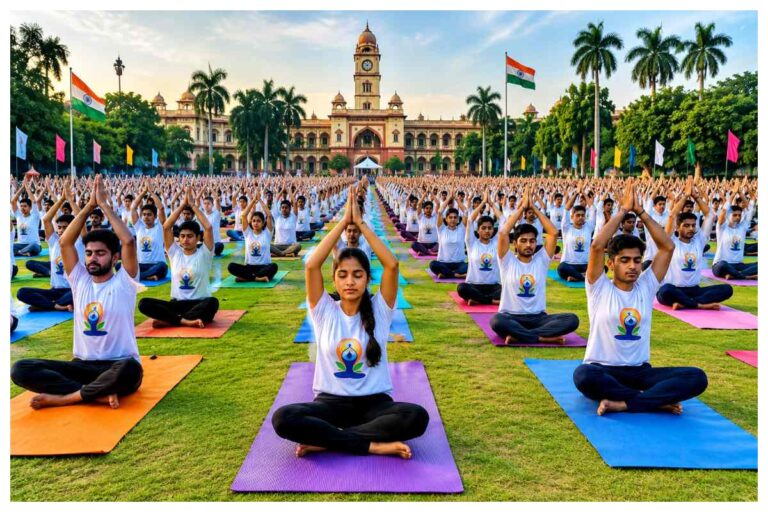 समस्तीपुर: योग दिवस से पहले एलएनएमयू का महाअभियान, गिनीज रिकॉर्ड बनाने का लक्ष्य