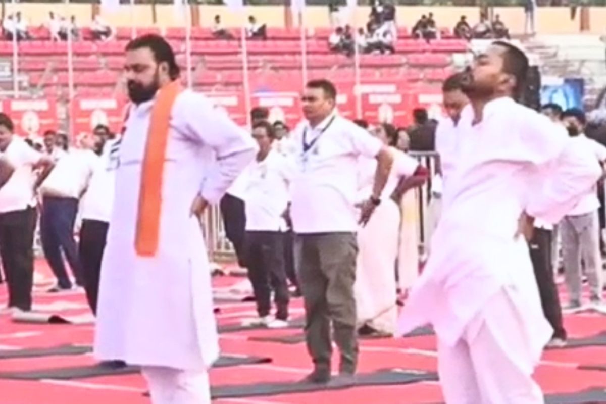 Samrat Choudhary Nishant Yoga Day