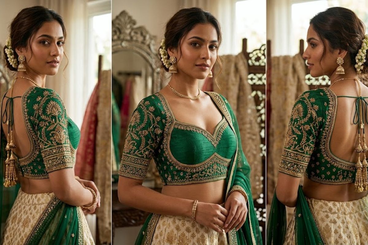 ये हैं 10 नए ब्लाउज डिजाइन्स, जो बदल देंगे आपकी साड़ी का पूरा लुक 10 Sweetheart Blouse Design
