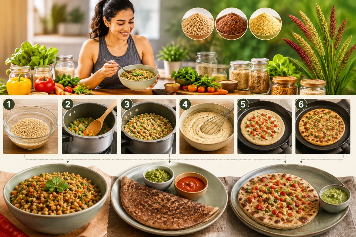 तेजी से घटाना है वजन तो डिनर में शामिल करें मिलेट्स से बनी ये 3 टेस्टी रेसिपीज, स्वाद और सेहत का परफेक्ट कॉम्बिनेशन 1 Weight Loss Dinner Ideas