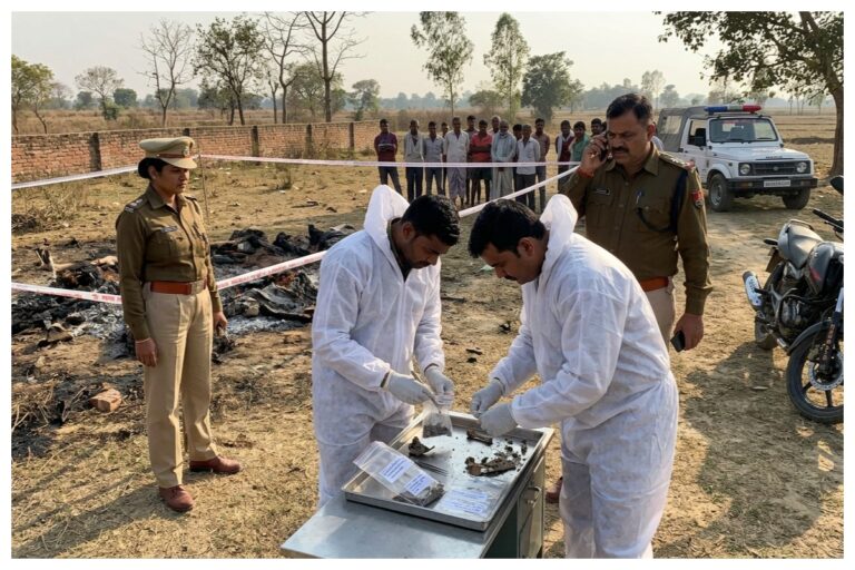 जमीन के टुकड़े ने छीना बेटे का जीवन, मां और भाई पर हत्या कर शव जलाने का आरोप