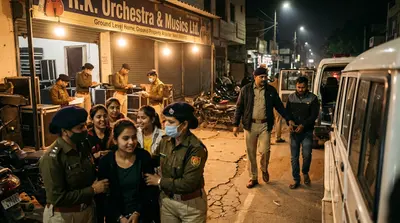 सीवान में आर्केस्ट्रा ग्रुपों पर पुलिस का छापा, 11 लड़कियां मुक्त, पांच संचालक गिरफ्तार