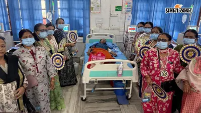 इनर व्हील क्लब हजारीबाग ने सदर अस्पताल में मरीजों के बीच बांटे फल और बिस्किट