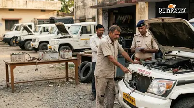 नगर परिषद परिसर से एक साथ 10 सरकारी वाहनों की बैटरियां चोरी