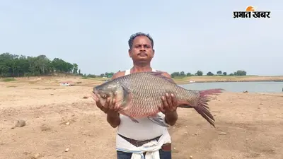 कोनार डैम से मिली 68 किलो की दो दुर्लभ मछली, विशाल मछलियों को देखने के लिए उमड़ी ग्रामीणों की भीड़