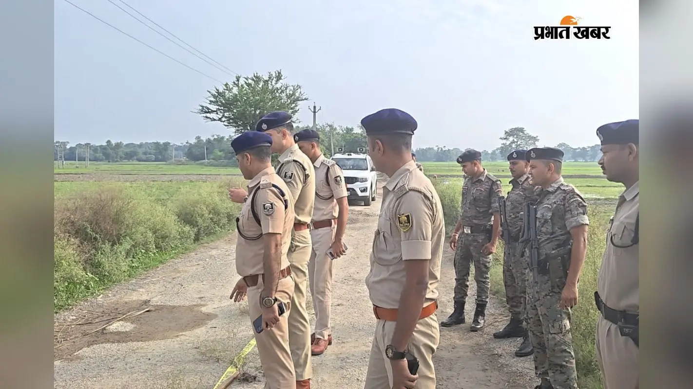 खगड़िया में मुठभेड़: SI की पिस्टल छीनकर भाग रहे बदमाश को पैर में मारी गोली, दो फरार