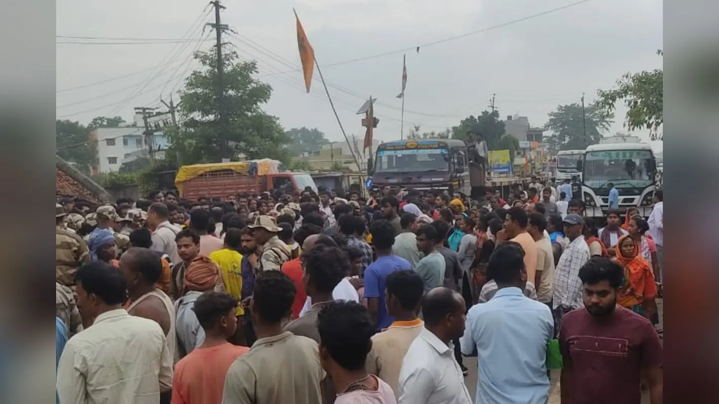 सड़क हादसे में मौत के बाद बजरंग चौक पर 4 घंटे का बवाल,150 लोगों पर FIR दर्ज