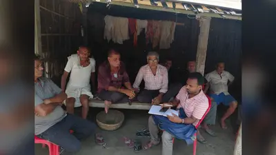 छातापुर में जूट काटने के दौरान वज्रपात, 62 वर्षीय किसान की मौत, एक झुलसा
