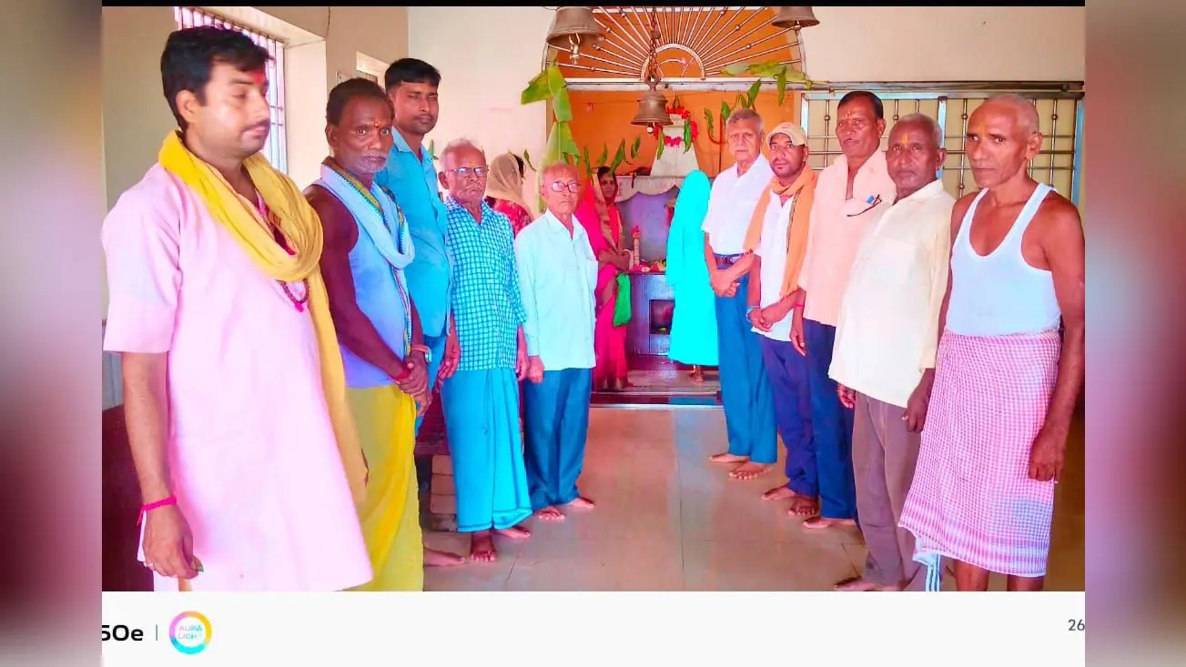 चरघरा में हो रही मां काली की वार्षिक पूजा