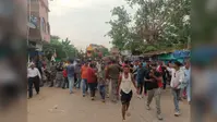 जगन्नाथपुर : श्रद्धालुओं ने डोर खींच महाप्रभु को पहुंचाया मौसीबाड़ी