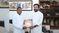 केंद्रीय कोयला एवं खान मंत्री से मिले विहंगम योग के प्रचारक