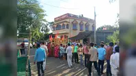 रानीबहाल व आसनबनी में भजन कीर्तन के साथ निकली रथयात्रा