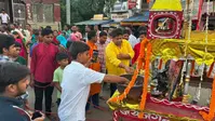 पालोजोरी : रथयात्रा में निकली आकर्षक झांकी