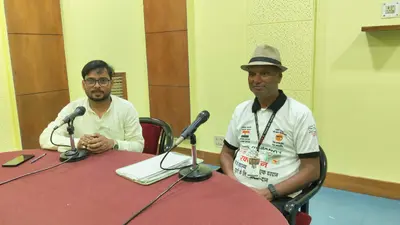 आकाशवाणी भागलपुर से गूंजी बेलदौर के मनोज कुमार की आवाज