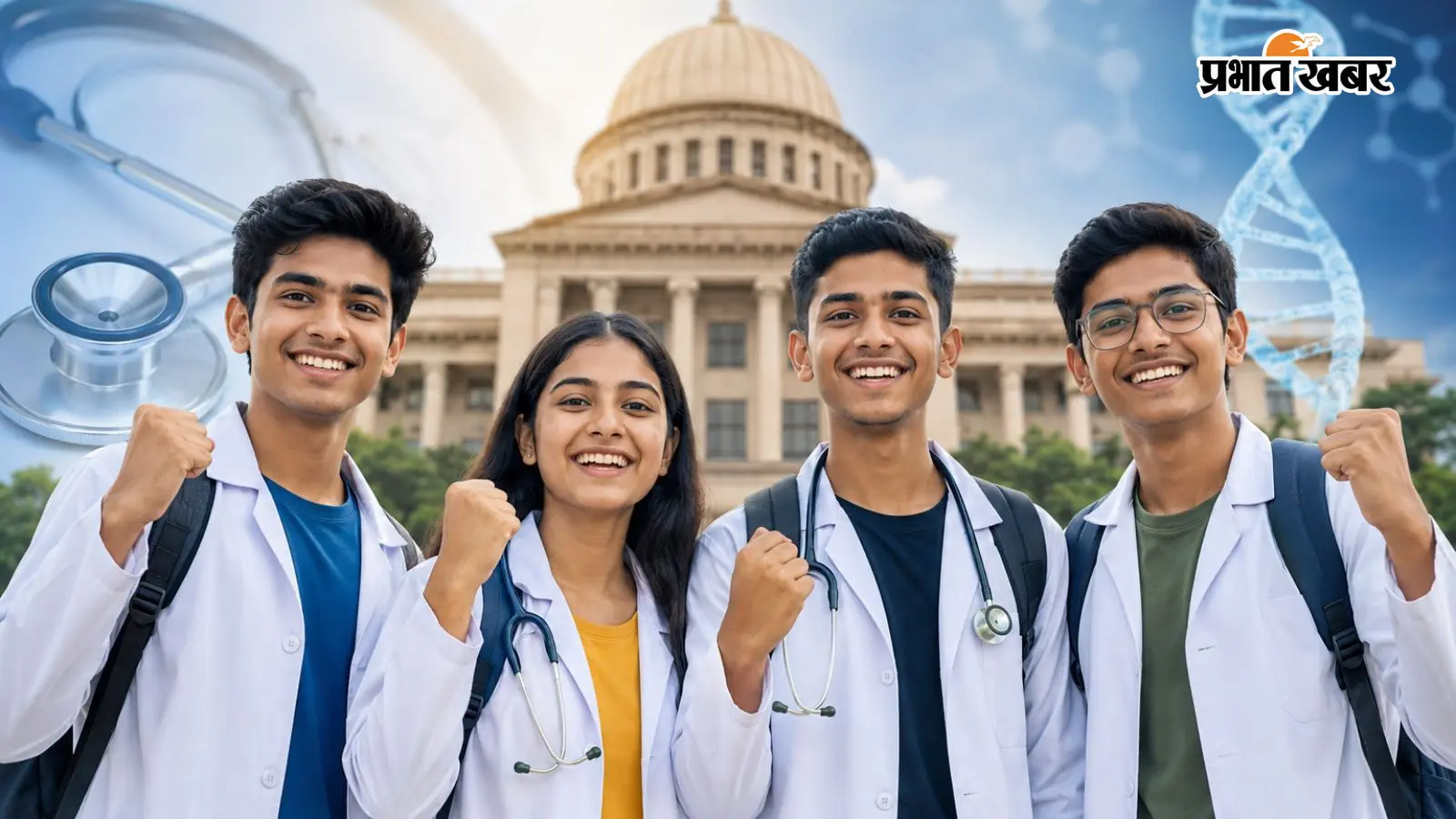 नीट स्टूडेंट्स की सांकेतिक फोटो (AI Generated) नीट स्टूडेंट्स की सांकेतिक फोटो (AI Generated)
