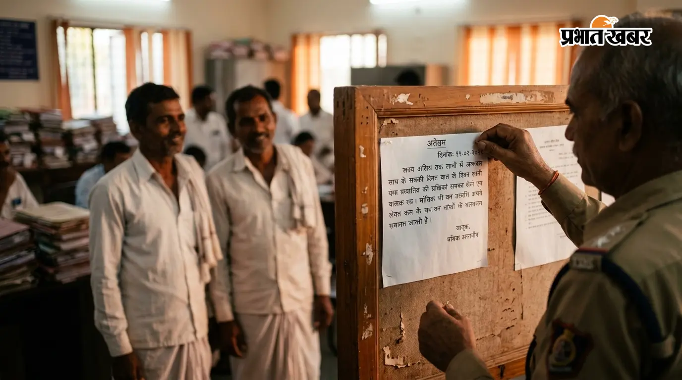 भूमि विवाद: कोटवा में दस्तावेज जमा करने की नई समय-सीमा भूमि विवाद: कोटवा में दस्तावेज जमा करने की नई समय-सीमा