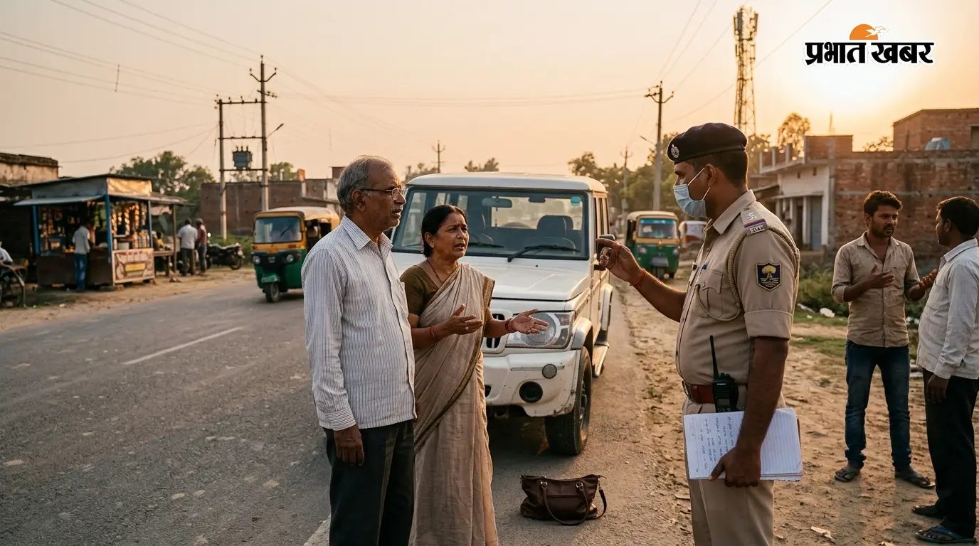 मुजफ्फरपुर: शिक्षक दंपती से ₹5 लाख की ठगी, कार सवार ठग फरार मुजफ्फरपुर: शिक्षक दंपती से ₹5 लाख की ठगी, कार सवार ठग फरार
