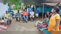 कांग्रेस के दिवंगत नेता अर्जुन बांकिरा के परिजनों से मिले जिलाध्यक्ष, बंधाया ढांढस