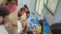 नाला खुदाई के दौरान फटी पीएनजी पाइपलाइन, स्कूल में मची अफरा-तफरी