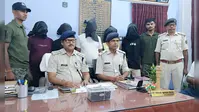 वारिसलीगंज में साइबर ठगी के खिलाफ कार्रवाई, आठ आरोपियों को गिरफ्तार किया