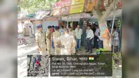 सीवान: जेपी चौक से महादेवा तक चला अतिक्रमण हटाओ अभियान, 10 दुकानदारों से वसूला 4,100 रुपये जुर्माना
