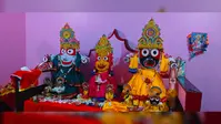 खरसावां व हरिभंजा मौसीबाड़ी में महाप्रभु के दर्शन को उमड़े भक्त