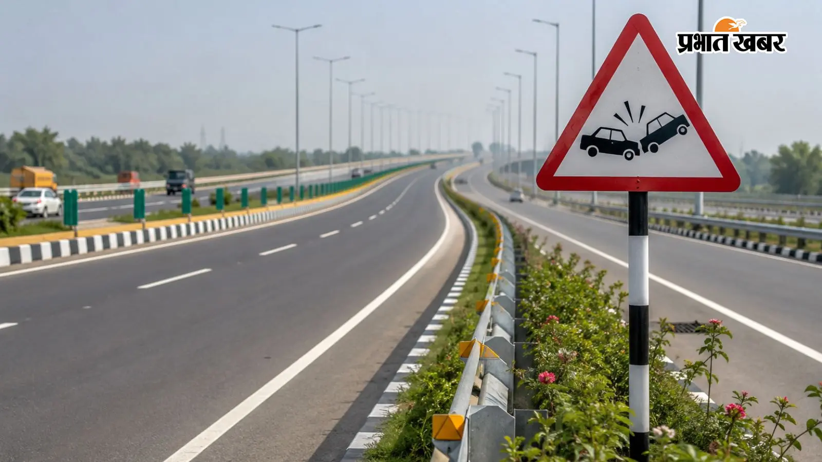 लखनऊ-कानपुर एक्सप्रेसवे (AI सांकेतिक तस्वीर) लखनऊ-कानपुर एक्सप्रेसवे (AI सांकेतिक तस्वीर)