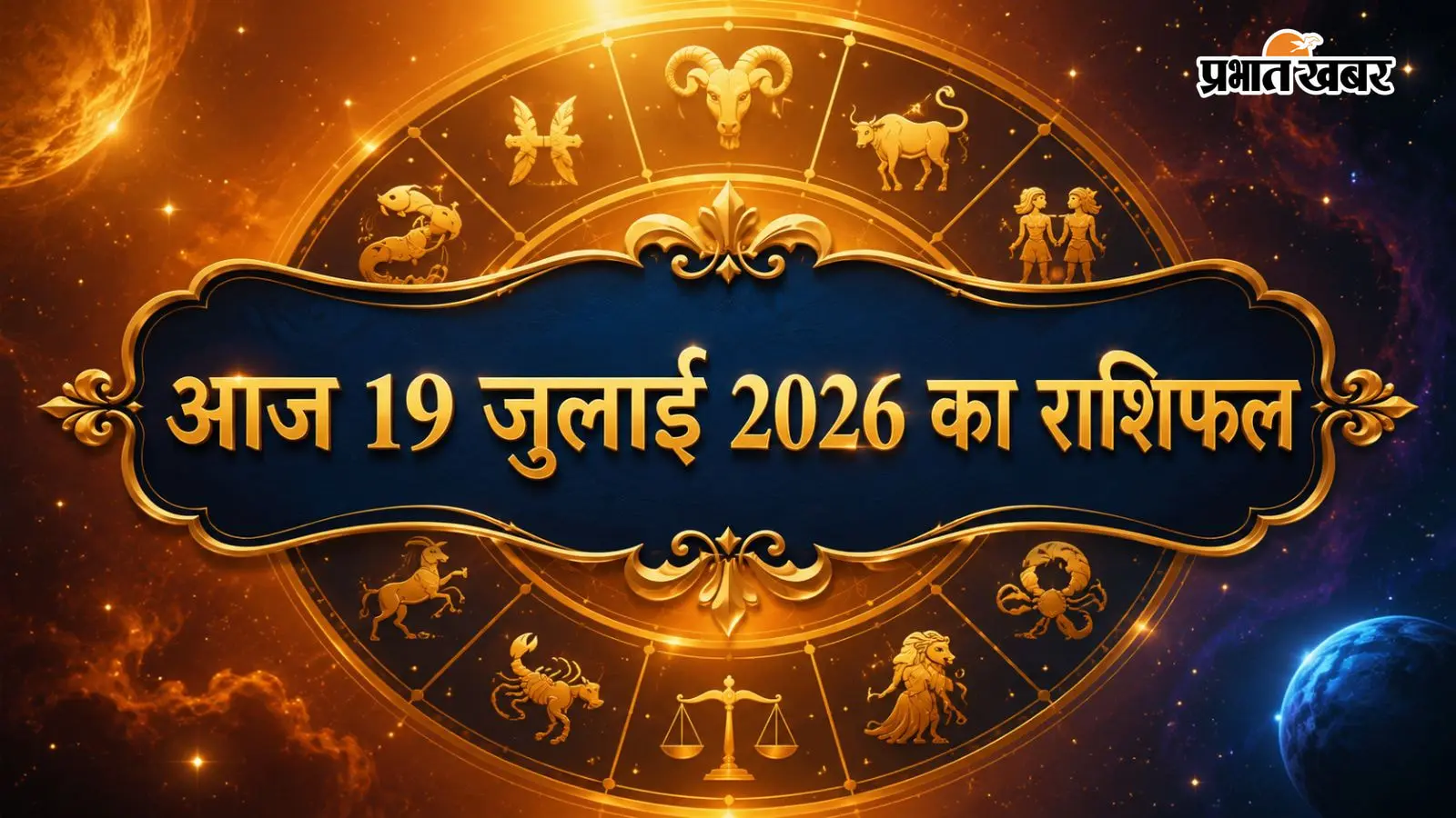 आज 19 जुलाई 2026 का राशिफल आज 19 जुलाई 2026 का राशिफल