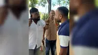 सिसवन में पुलिया निर्माण को लेकर बवाल, जेई और ग्रामीण के बीच नोकझोंक