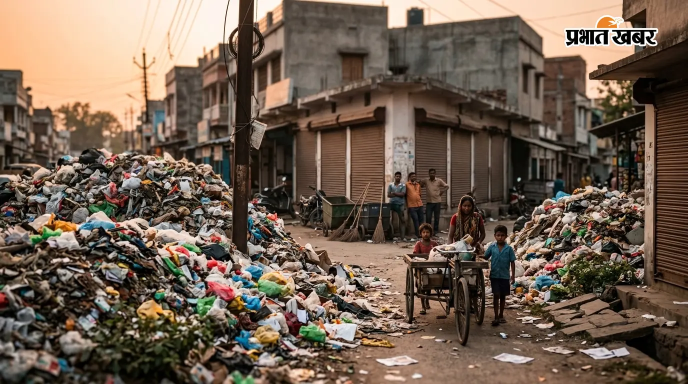 चनपटिया सफाईकर्मी हड़ताल: शहर में फैला कचरा, बढ़ी परेशानी चनपटिया सफाईकर्मी हड़ताल: शहर में फैला कचरा, बढ़ी परेशानी