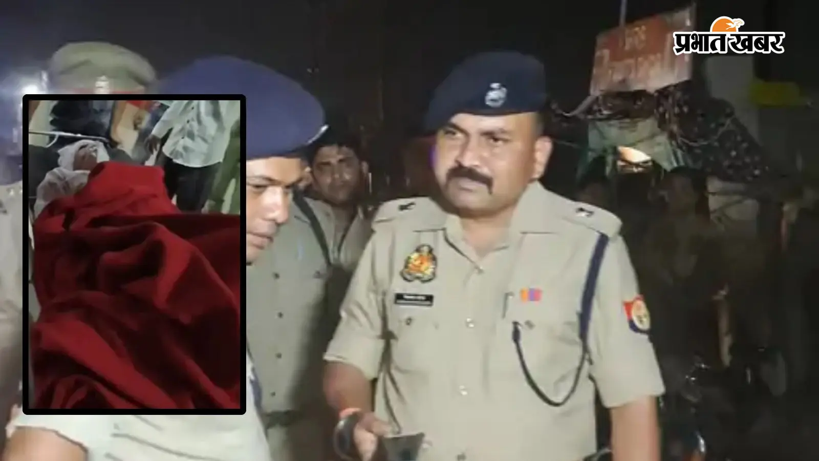 वारदात के बाद की तस्वीर वारदात के बाद की तस्वीर