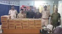 कैमूर में कार से शराब बरामद, यूपी के दो तस्कर गिरफ्तार, अन्य की तलाश जारी