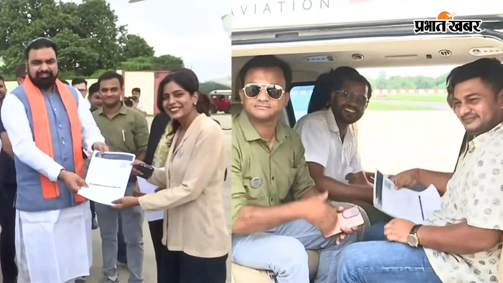 टूरिस्ट को टिकट सौंपते सीएम सम्राट टूरिस्ट को टिकट सौंपते सीएम सम्राट