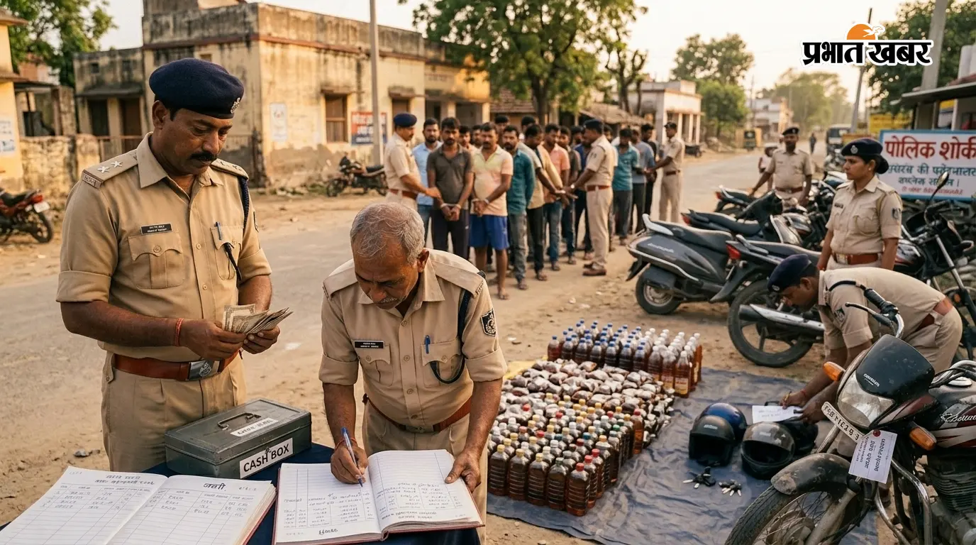 बेतिया पुलिस का 24 घंटे में एक्शन: 21 गिरफ्तार बेतिया पुलिस का 24 घंटे में एक्शन: 21 गिरफ्तार