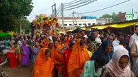 सासाराम में रिमझिम बारिश में निकली भव्य जगन्नाथ रथयात्रा, 'जय जगन्नाथ' के जयघोष से भक्तिमय हुआ चेनारी