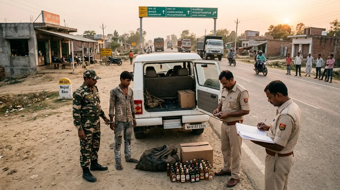 150 बोतल देसी शराब के साथ दो तस्कर गिरफ्तार 150 बोतल देसी शराब के साथ दो तस्कर गिरफ्तार